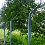 Гиттер 5 мм, RAL 7005, г-образный кронштейн