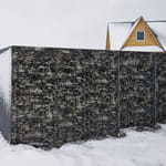 Профлист С20, декор камень (зима)